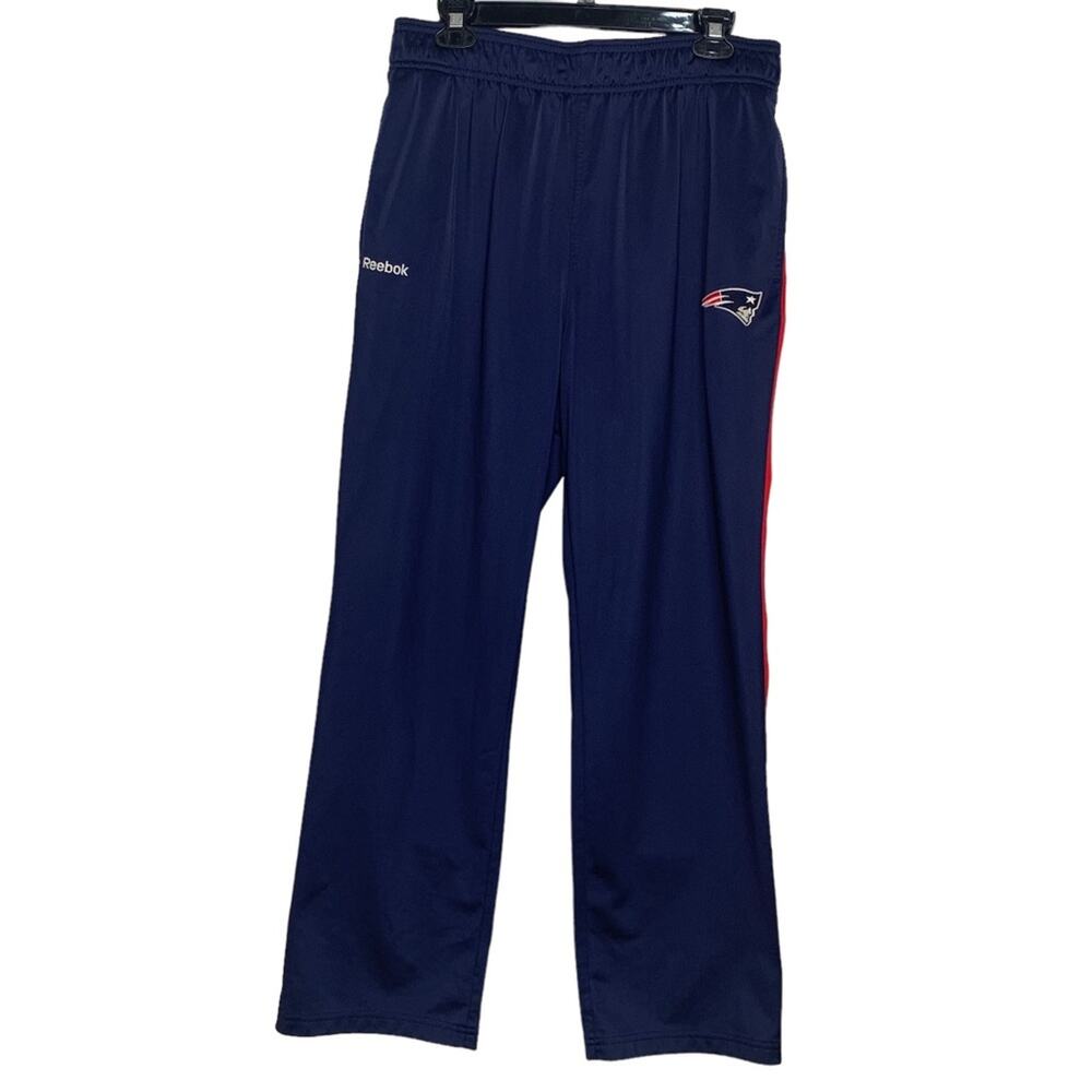 Team Apparel NFL Patriots Men's Sweatpants Blue and Red Size M
